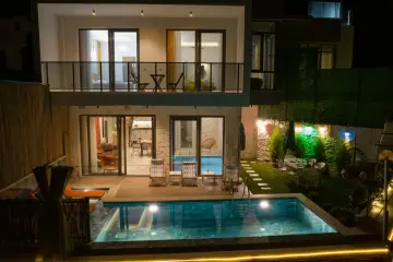 Secluded Villa with Indoor Pool for Rent in Demre | Private Holiday for 6