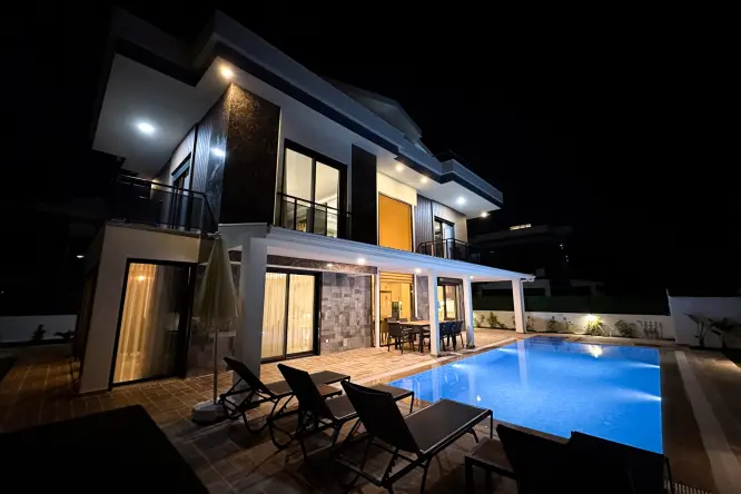 Explore Fethiye's Charm: Villa Galaksi Venus 4 - Pool, Garden, Sleeps 8