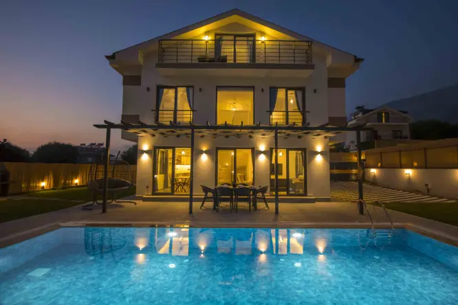Luxury Holiday Villa Bahar in Ölüdeniz Fethiye | Private Pool & Jacuzzi