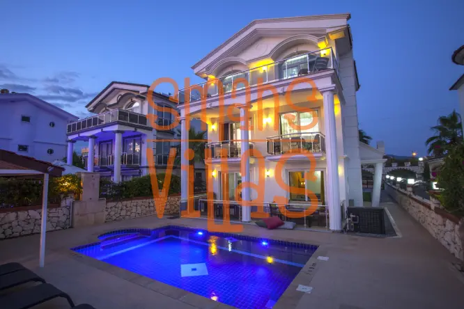 Villa Luna | Fethiye Calis Villa Rental 4 Bedroom Private Pool Villa for 8 Guests