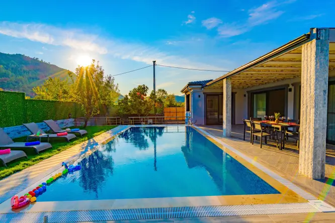 Pool Villa for Vacation in Kayaköy, Fethiye | Villa Sidera - Honeymoon and Conservative Concept