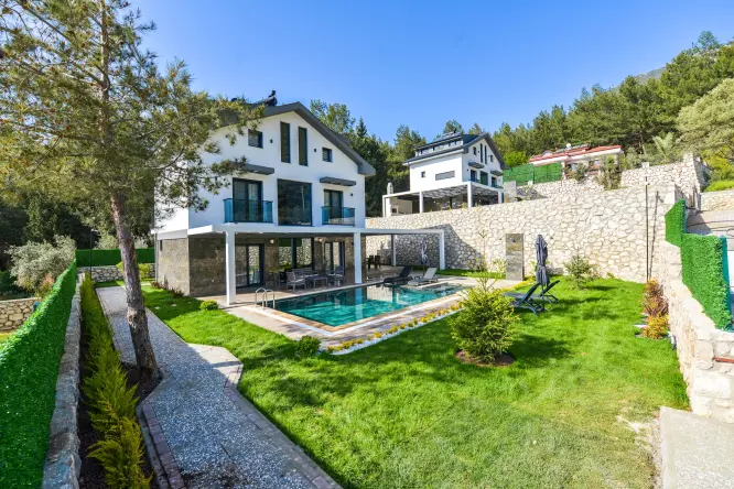 Villa Meyra is Modern Villas with Private Pools in Fethiye: Ideal for Families & Pets