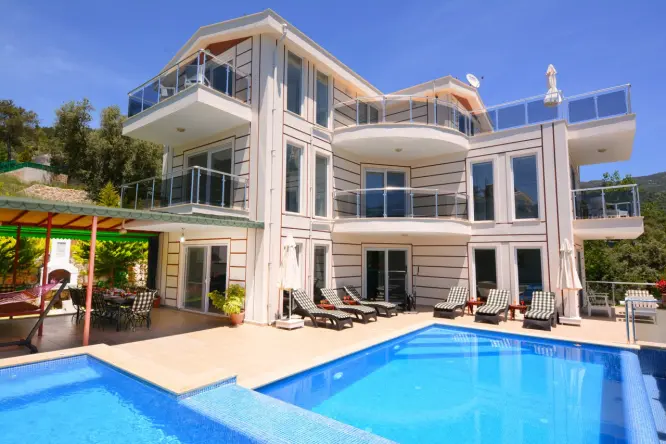 Luxury Villa Olive 3 in Kalkan's İslamlar Region | Private Accommodation with 5 Bedrooms, Capacity for 10 People