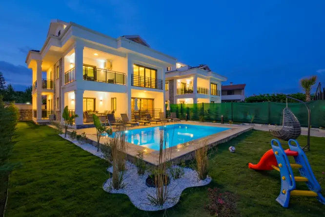Luxury Holiday Villa | Villa White Palm 2 - Private Pool and Modern Design in Fethiye's Akarca District