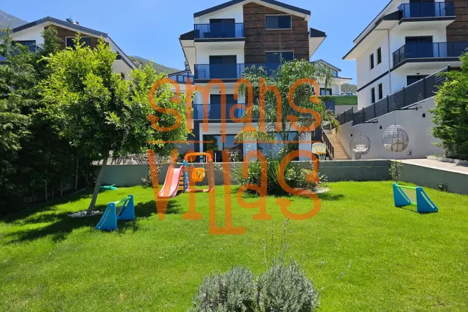 Private Villa with Indoor Pool and Sauna for 8 People in Fethiye Ovacık