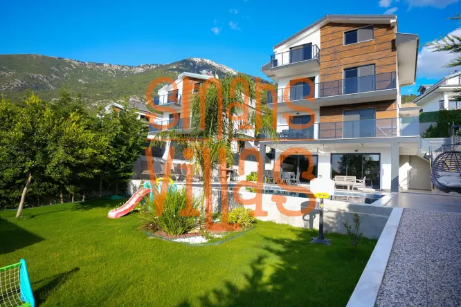 Private Villa with Indoor Pool and Sauna for 8 People in Fethiye Ovacık