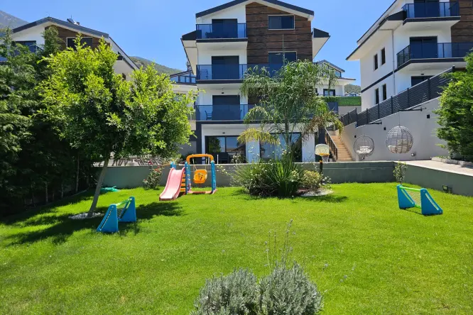 Private Villa with Indoor Pool and Sauna for 8 People in Fethiye Ovacık