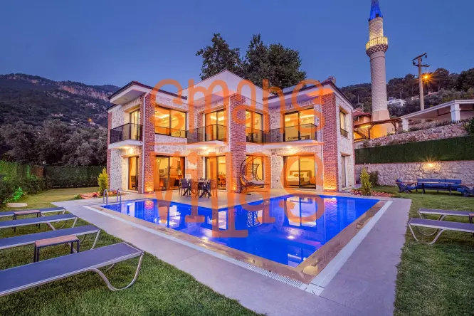 Luxurious 4-Bedroom Villa in Faralya with Private Pool and Breathtaking Sea Views