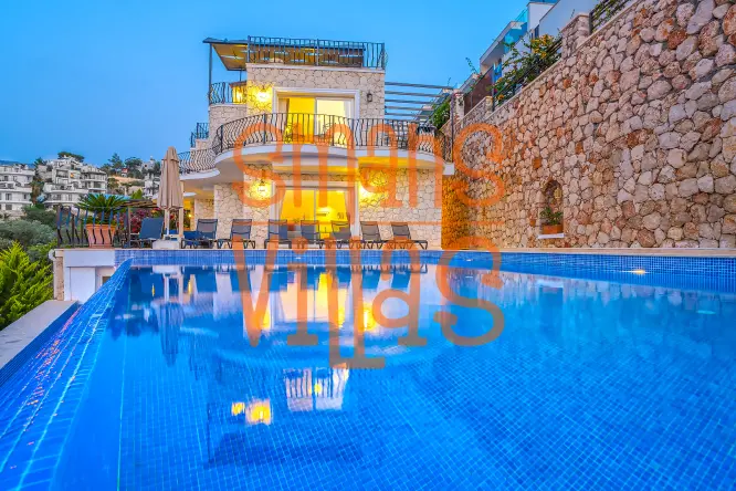 Villa Mavna Özlem – Modern 5-Bedroom Villa with Sea View in Kalkan